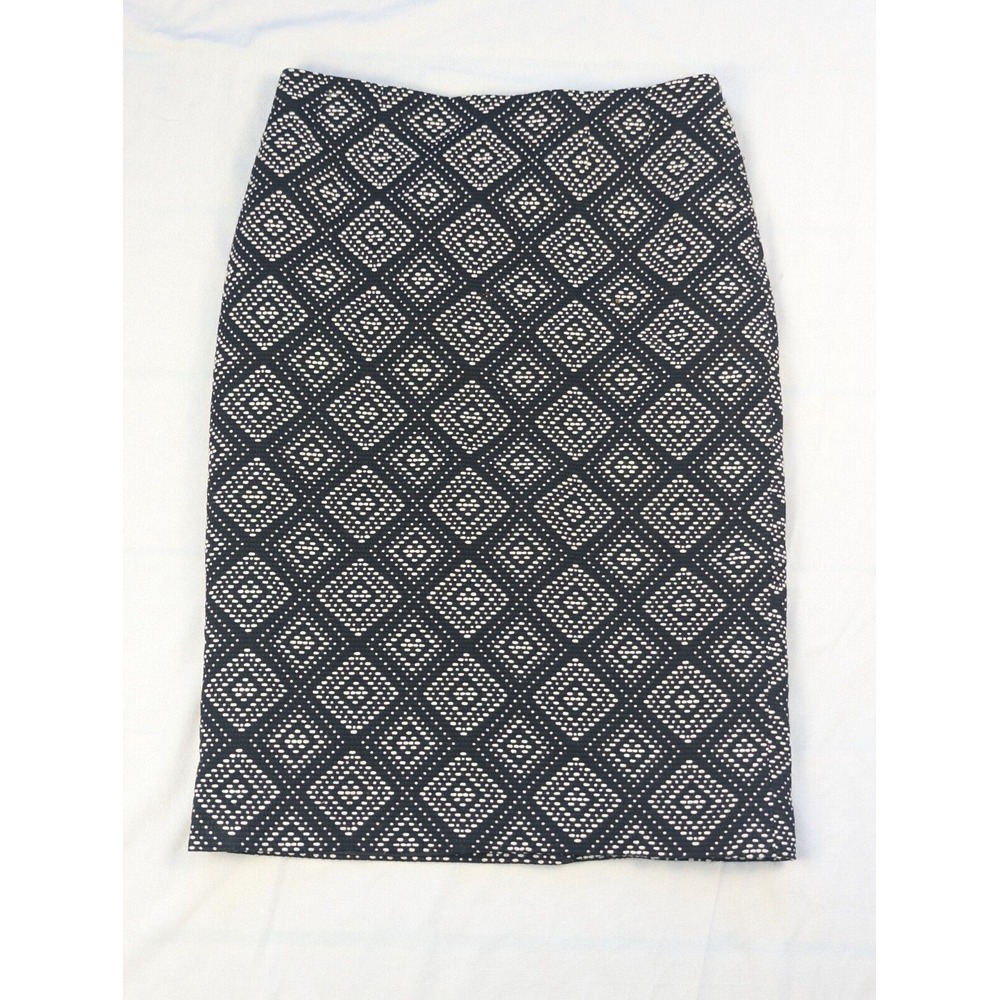 Kasper Women's Stretch Office Skirt – Brown & White‎